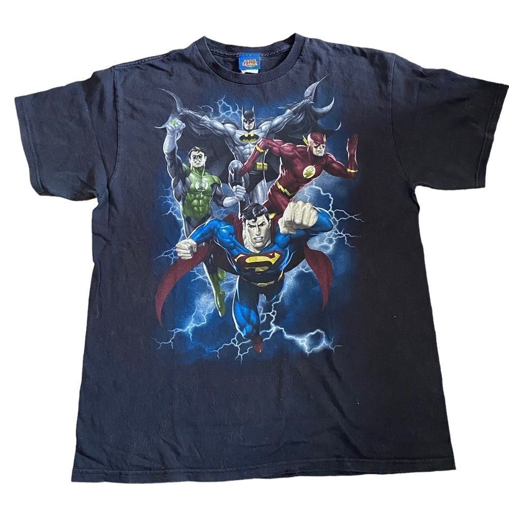 Y2K Justice League Superhero Tshirt